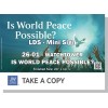 HPWP-26.1 - 2026 Edition 1 - Watchtower - "Is World Peace Possible?" - LDS/Mini
